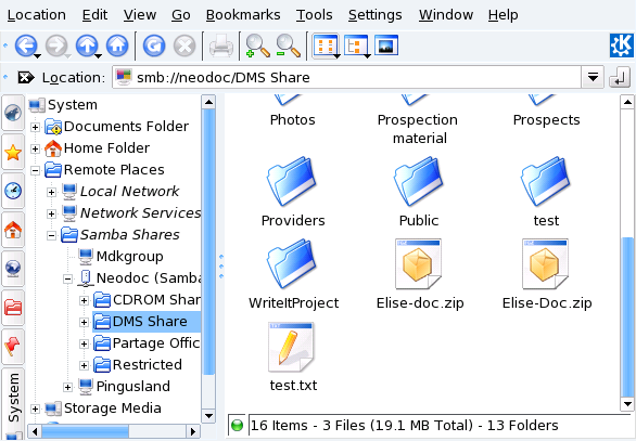 Доступ к сетевым папкам