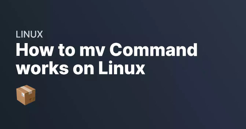 Использование команды Linux mv с примерами