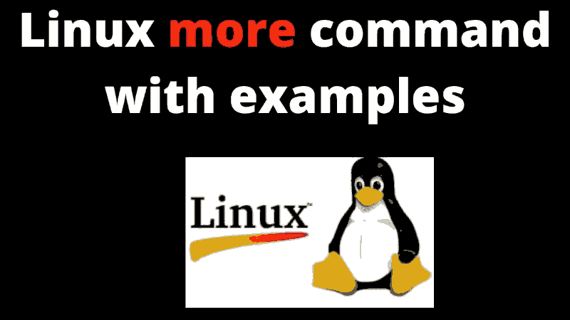 Использование команды more в Linux