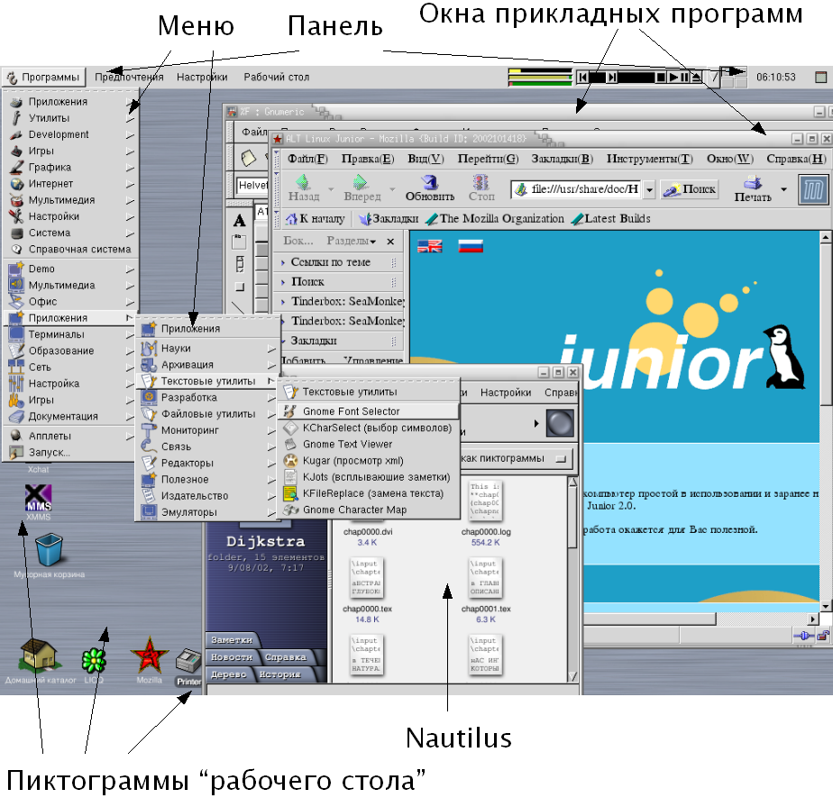 Интегрированная графическая среда GNOME