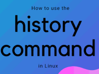 Linux history — история команд