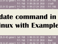 Примеры использования команды date в Linux