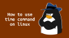 Использование команды time в Linux