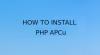 Установка и настройка акселератора PHP APCu